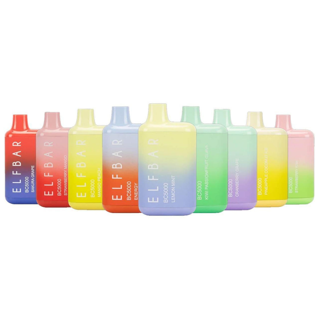 BUY 1 GET 1 FREE | Elf Bar BC5000 Rechargeable Disposable 5000 Puffs India | Vape India - Vape India