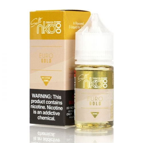 BUY 1 GET 1 FREE | Euro Gold - Naked 100 Salt | 30Ml Vape Juice | 35MG, 50MG | Vape India - Vape India