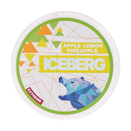 BUY 1 GET 1 FREE | Extreme Apple Lemon Pineapple Nicotine Pouches by IcebergVAPE INDIA - Vape India