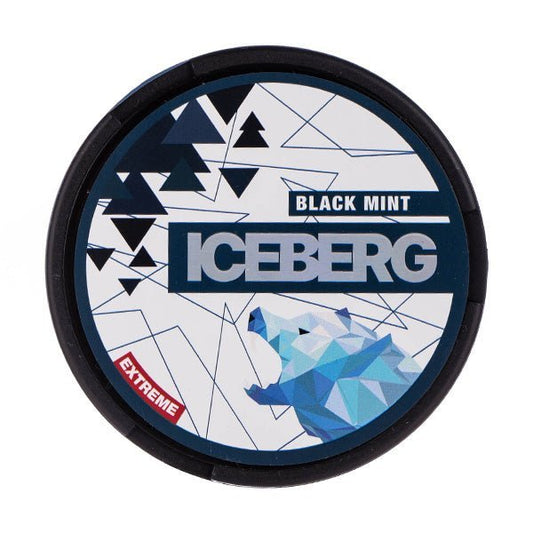 BUY 1 GET 1 FREE | Extreme Black Mint Nicotine Pouches by IcebergVAPE INDIA - Vape India