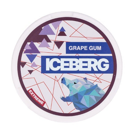 BUY 1 GET 1 FREE | Extreme Grape Gum Nicotine Pouches by IcebergVAPE INDIA - Vape India