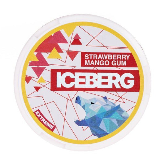 BUY 1 GET 1 FREE | Extreme Strawberry Mango Gum Nicotine Pouches by IcebergVAPE INDIA - Vape India