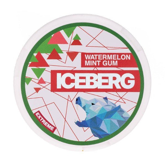 BUY 1 GET 1 FREE | Extreme Watermelon Mint Gum Nicotine Pouches by IcebergVAPE INDIA - Vape India