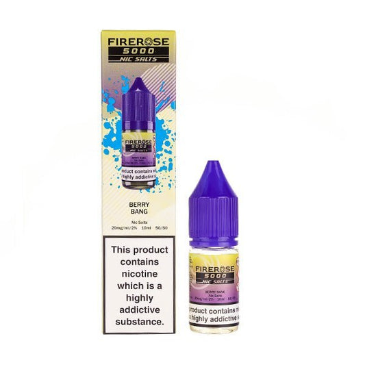 BUY 1 GET 1 FREE | Firerose 5000 Berry Bang Nic Salt E - Liquid by EluxVAPE INDIA - Vape India