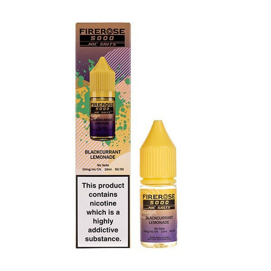 BUY 1 GET 1 FREE | Firerose 5000 Blackcurrant Lemonade Nic Salt E - Liquid by EluxVAPE INDIA - Vape India