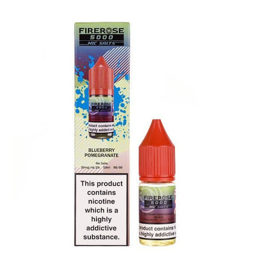 BUY 1 GET 1 FREE | Firerose 5000 Blueberry Pomegranate Nic Salt E - Liquid by EluxVAPE INDIA - Vape India
