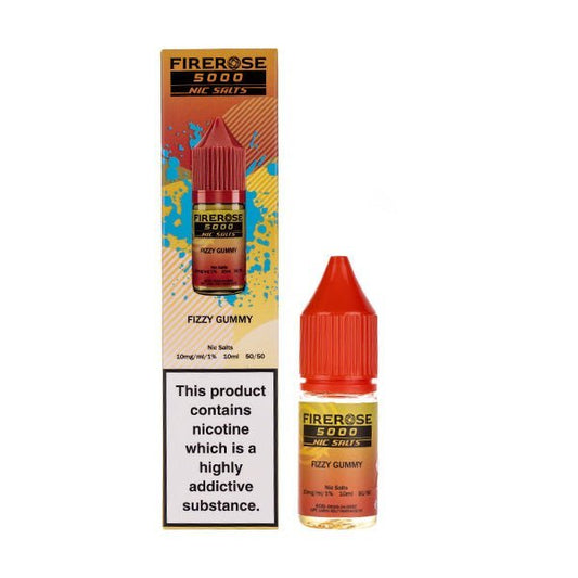 BUY 1 GET 1 FREE | Firerose 5000 Fizzy Gummy Nic Salt E - Liquid by EluxVAPE INDIA - Vape India