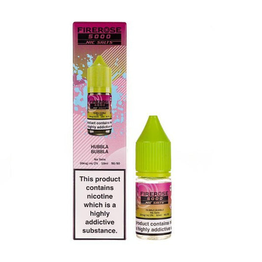 BUY 1 GET 1 FREE | Firerose 5000 Hubble Bubbla Nic Salt E - Liquid by EluxVAPE INDIA - Vape India