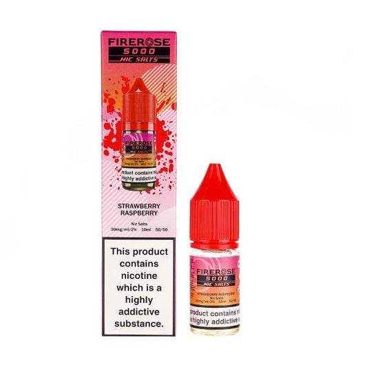 BUY 1 GET 1 FREE | Firerose 5000 Strawberry Raspberry Nic Salt E - Liquid by EluxVAPE INDIA - Vape India