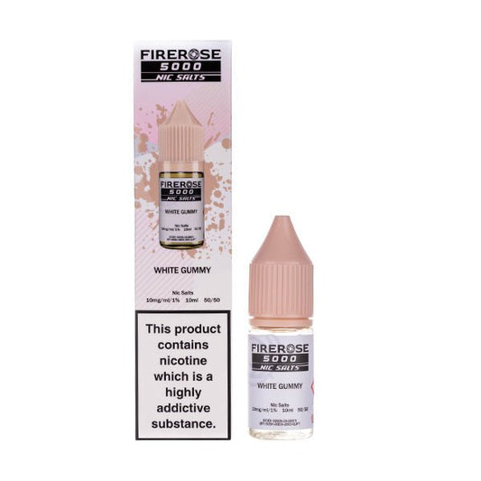BUY 1 GET 1 FREE | Firerose 5000 White Gummy Nic Salt E - Liquid by EluxVAPE INDIA - Vape India