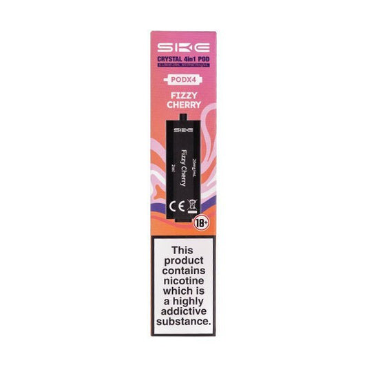 BUY 1 GET 1 FREE | Fizzy Cherry Crystal 4 in 1 Prefilled Pods by SKEVAPE INDIA - Vape India
