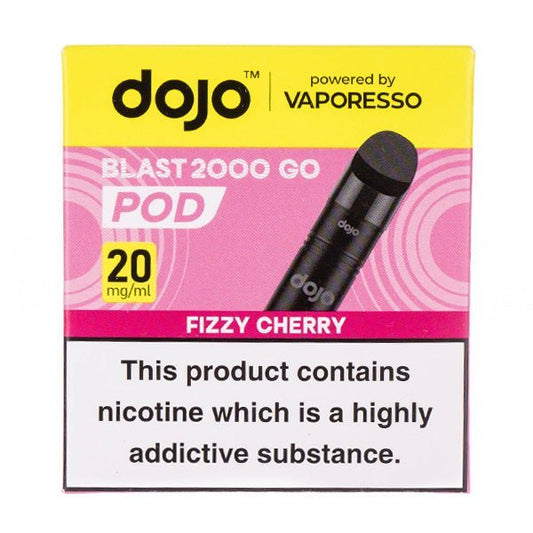 BUY 1 GET 1 FREE | Fizzy Cherry Dojo Blast 2000 Go Prefilled Pod + Refill by VaporessoVAPE INDIA - Vape India
