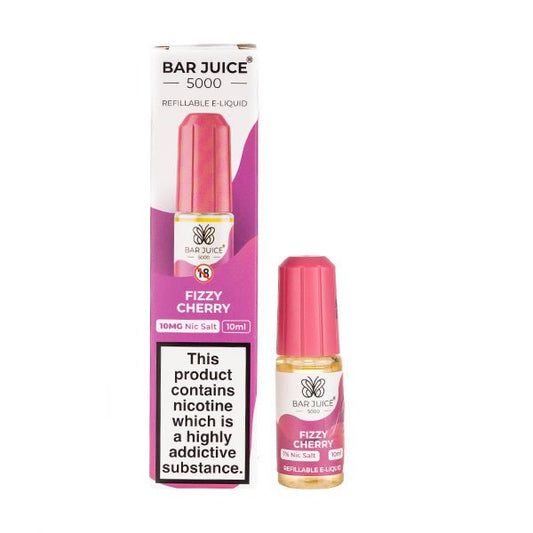 BUY 1 GET 1 FREE | Fizzy Cherry Nic Salt E - Liquid by Bar Juice 5000VAPE INDIA - Vape India