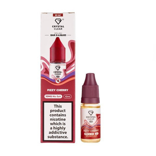 BUY 1 GET 1 FREE | Fizzy Cherry Nic Salt E - Liquid by Crystal ClearVAPE INDIA - Vape India