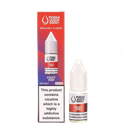 BUY 1 GET 1 FREE | Fizzy Pop Nic Salt E - Liquid by Pukka Juice 5000+VAPE INDIA - Vape India