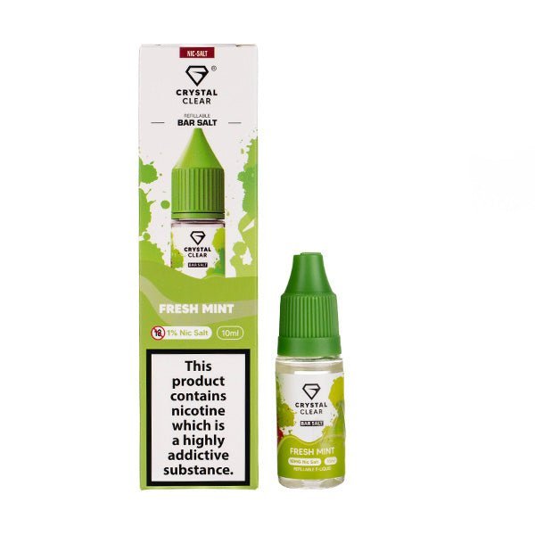 BUY 1 GET 1 FREE | Fresh Mint Nic Salt E - Liquid by Crystal ClearVAPE INDIA - Vape India