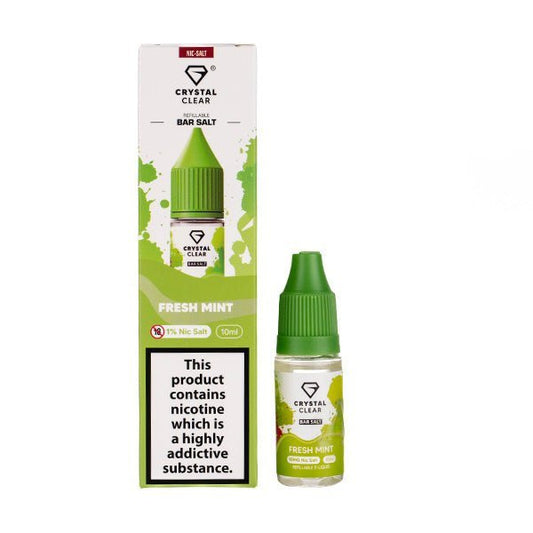 BUY 1 GET 1 FREE | Fresh Mint Nic Salt E - Liquid by Crystal ClearVAPE INDIA - Vape India