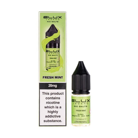 BUY 1 GET 1 FREE | Fresh Mint Nic Salt E - Liquid by Elux LegendVAPE INDIA - Vape India