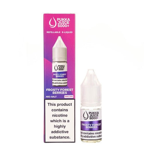 BUY 1 GET 1 FREE | Frosty Forest Berries Nic Salt E - Liquid by Pukka Juice 5000+VAPE INDIA - Vape India