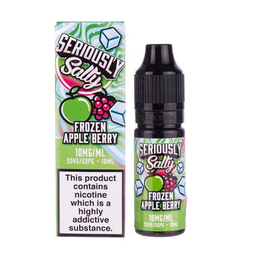 BUY 1 GET 1 FREE | Frozen Apple Berry Nic Salt E - Liquid by Seriously SaltyVAPE INDIA - Vape India
