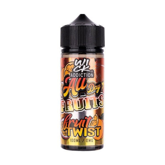 BUY 1 GET 1 FREE | Fruit Twist 100ml Shortfill E - Liquid by Wick AddictionVAPE INDIA - Vape India