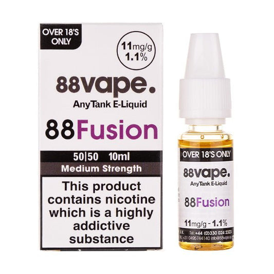 BUY 1 GET 1 FREE | Fusion 50/50 E - Liquid by 88VapeVAPE INDIA - Vape India
