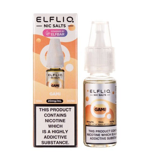 BUY 1 GET 1 FREE | Gami Nic Salt E - Liquid by Elf Bar ELFLIQVAPE INDIA - Vape India