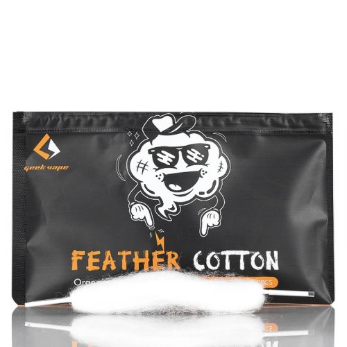 BUY 1 GET 1 FREE | Geek Vape Organic Feather Cotton | Vape India - Vape India
