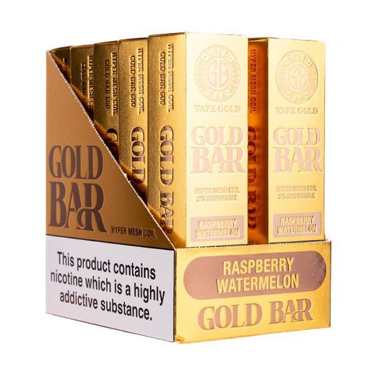 BUY 1 GET 1 FREE | Gold Bar 600 Disposable Vape [Pack of 10]VAPE INDIA - Vape India