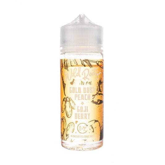 BUY 1 GET 1 FREE | Gold Dust Peach and Goji Berry 100ml Shortfill E - Liquid by Wild RootsVAPE INDIA - Vape India