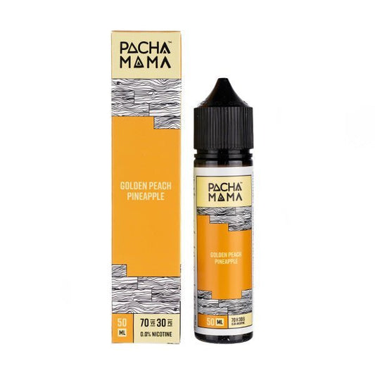 BUY 1 GET 1 FREE | Golden Peach Pineapple 50ml Shortfill E - Liquid by Pacha MamaVAPE INDIA - Vape India