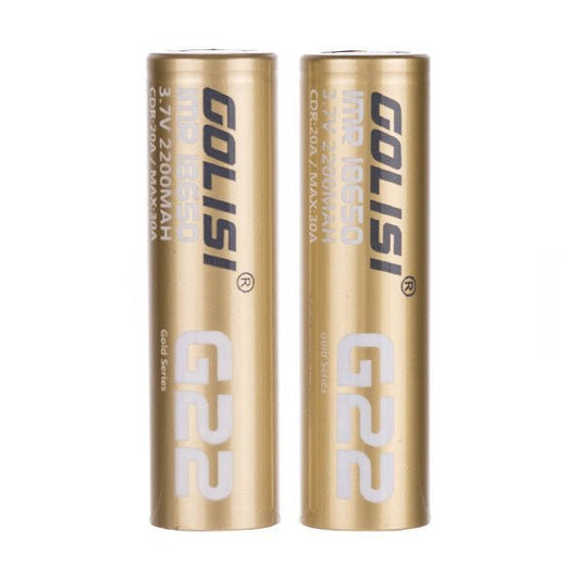 BUY 1 GET 1 FREE | Golisi G22 18650 Batteries - Pack of 2VAPE INDIA - Vape India