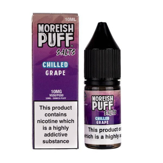 BUY 1 GET 1 FREE | Grape Chilled Nic Salt E - Liquid by Moreish PuffVAPE INDIA - Vape India