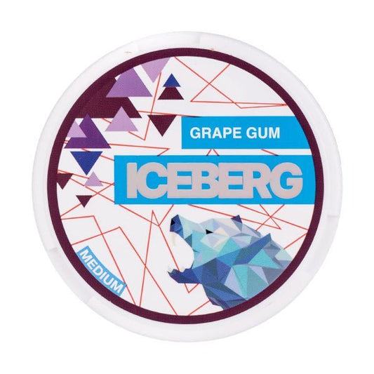 BUY 1 GET 1 FREE | Grape Gum Nicotine Pouches by IcebergVAPE INDIA - Vape India