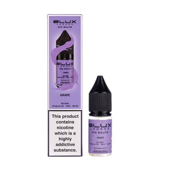 BUY 1 GET 1 FREE | Grape Nic Salt E - Liquid by Elux LegendVAPE INDIA - Vape India