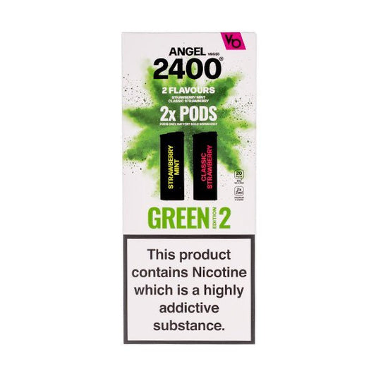 BUY 1 GET 1 FREE | Green Edition 2 Vapes Bar Angel 2400 Prefilled PodsVAPE INDIA - Vape India