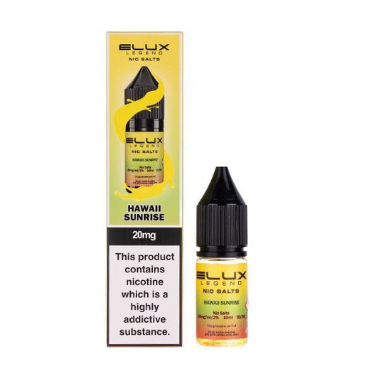 BUY 1 GET 1 FREE | Hawaii Sunrise Nic Salt E - Liquid by Elux LegendVAPE INDIA - Vape India
