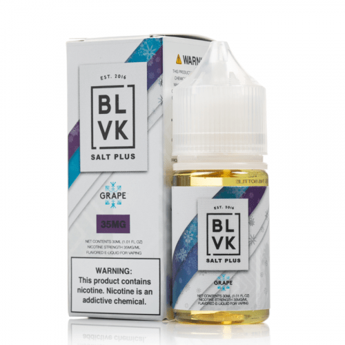 BUY 1 GET 1 FREE | Ice Grape - Blvk Salt Plus | 30ML Vape Juice | 50MG | Vape India - Vape India