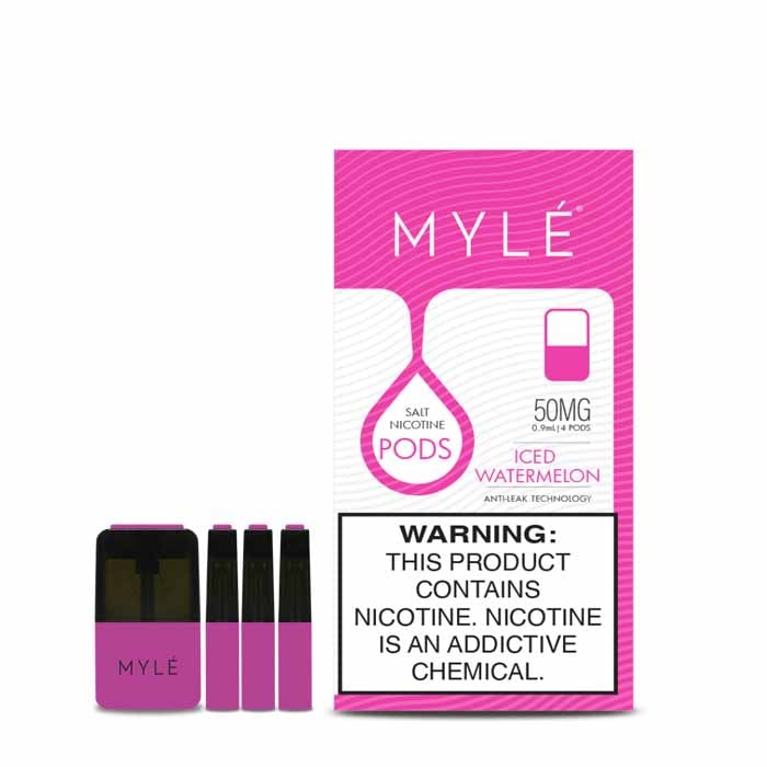 BUY 1 GET 1 FREE | Iced Watermelon - MYLÉ Pods | 4 Pack | 2nd Generation Compatible | Vape India - Vape India