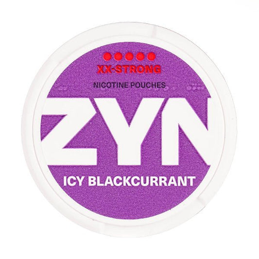 BUY 1 GET 1 FREE | Icy Blackcurrant XX Strong Nicotine Pouches by ZynVAPE INDIA - Vape India
