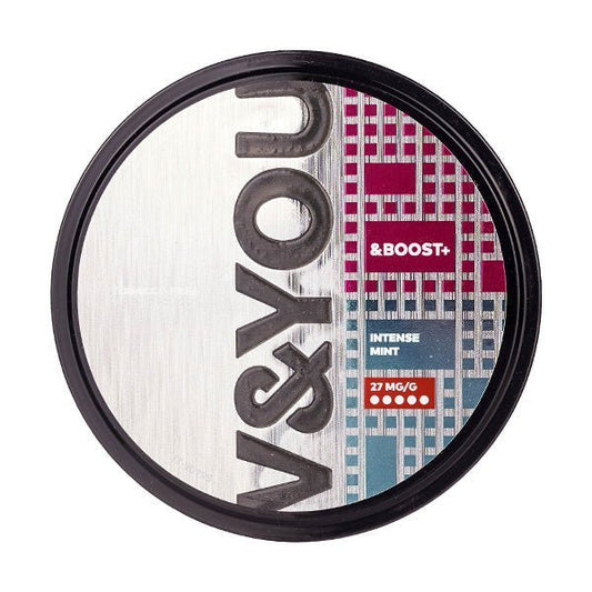 BUY 1 GET 1 FREE | Intense Mint &Boost+ Nicotine Pouches by V&YOUVAPE INDIA - Vape India