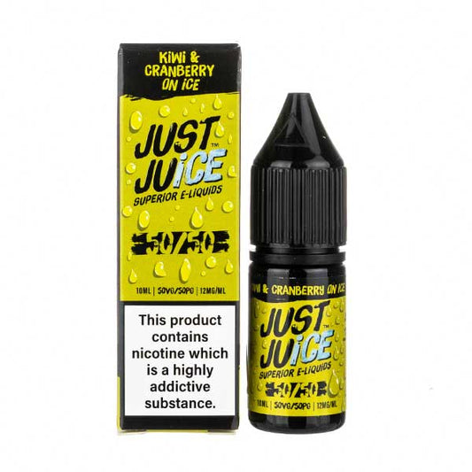 BUY 1 GET 1 FREE | Kiwi & Cranberry on Ice 50/50 E - Liquid by Just JuiceVAPE INDIA - Vape India