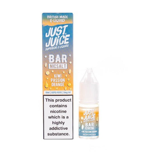 BUY 1 GET 1 FREE | Kiwi Passion Orange Bar Nic Salt E - Liquid by Just JuiceVAPE INDIA - Vape India