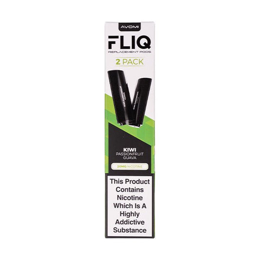 BUY 1 GET 1 FREE | Kiwi Passionfruit Guava FLIQ Prefilled Pods by AvomiVAPE INDIA - Vape India