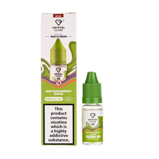 BUY 1 GET 1 FREE | Kiwi Passionfruit Guava Nic Salt E - Liquid by Crystal ClearVAPE INDIA - Vape India