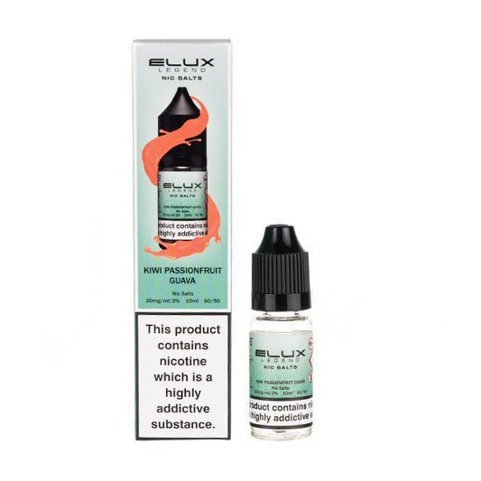 BUY 1 GET 1 FREE | Kiwi Passionfruit Guava Nic Salt E - Liquid by Elux LegendVAPE INDIA - Vape India