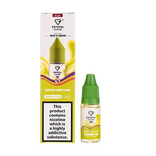 BUY 1 GET 1 FREE | Lemon and Lime Nic Salt E - Liquid by Crystal ClearVAPE INDIA - Vape India