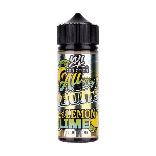 BUY 1 GET 1 FREE | Lemon Lime 100ml Shortfill E - Liquid by Wick AddictionVAPE INDIA - Vape India