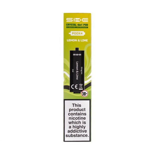 BUY 1 GET 1 FREE | Lemon & Lime Crystal 4 in 1 Prefilled Pods by SKEVAPE INDIA - Vape India