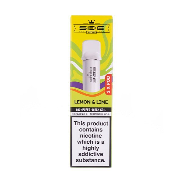 BUY 1 GET 1 FREE | Lemon Lime Crystal 600 Pro Prefilled Pods by SKEVAPE INDIA - Vape India